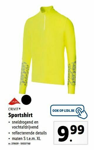 Lidl Sportshirt aanbieding