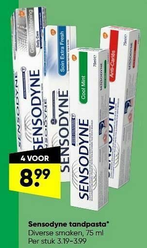 Big Bazar Sensodyne tandpasta aanbieding