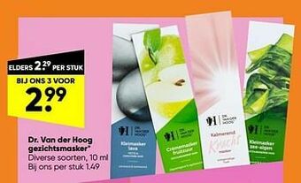 Dr. van der hoog gezichtsmasker