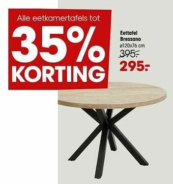 Kwantum Eettafel bressano aanbieding