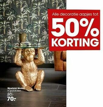 Kwantum Bijzettafel monkey aanbieding