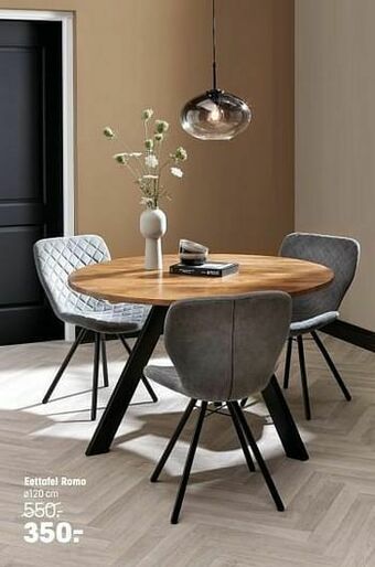 Kwantum Eettafel romo aanbieding
