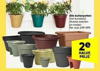Big Bazar Alle buitenpotten aanbieding