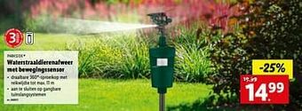 Lidl Waterstraaldierenafweer met bewegingssensor aanbieding