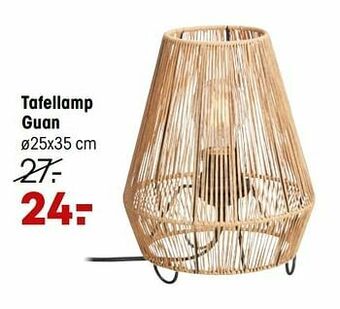 Kwantum Tafellamp guan aanbieding