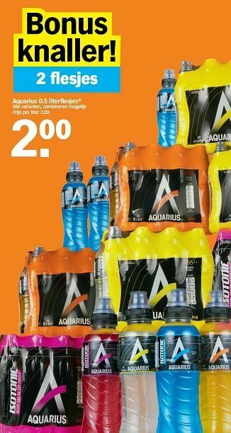 Albert Heijn Aquarius aanbieding
