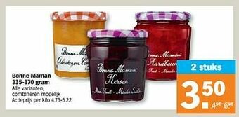 Albert Heijn Bonne maman aanbieding