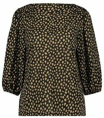 HEMA HEMA Dames T-shirt Cateau Zwart (zwart) aanbieding