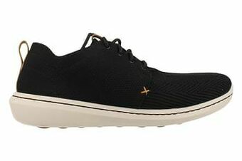 Berca Shoes Clarks Veterschoen Heren Cloudsteppers Step Urban Mix Ultra Light - Zwart aanbieding