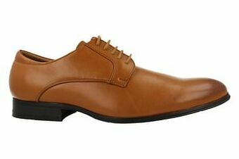 Berca Shoes Florentina Geklede Veterschoen - Cognac aanbieding