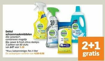 Albert Heijn Power + fresh citrus doekjes aanbieding