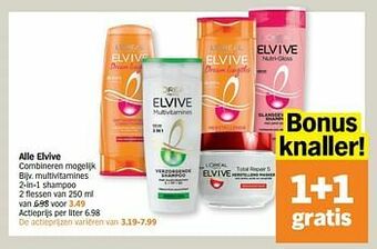 Albert Heijn Multivitamines 2-in-1 shampoo aanbieding