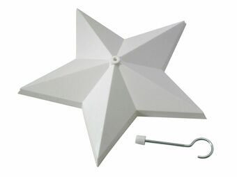 Hubo Rozet plafondkap 22mm pvc wit aanbieding