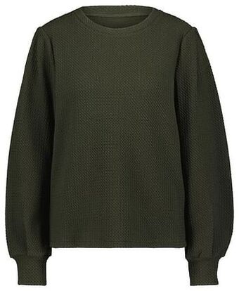 HEMA HEMA Dames Top Structuur Olijf (olijf) aanbieding