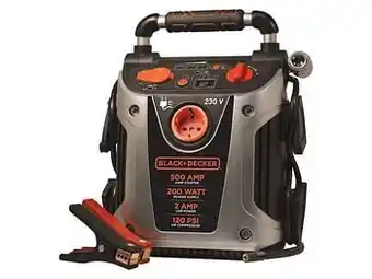 Lidl Black & Decker Jumpstarter 500 AMP, met compressor aanbieding
