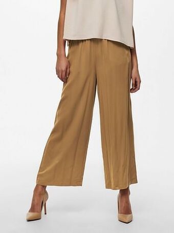 Berca Shoes Only Broek Caly Papaerbag Wide - Bruin aanbieding