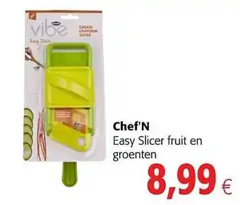 Colruyt Chef`n easy slicer fruit en groenten aanbieding
