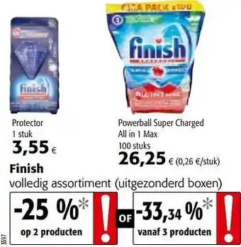 Colruyt Finish Protector 1 stuk aanbieding