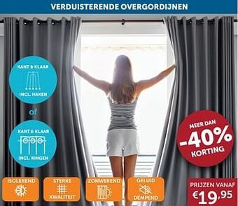 Verduisterende overgordijnen -40%