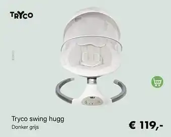 Multi bazar Tryco swing hugg donker grijs aanbieding