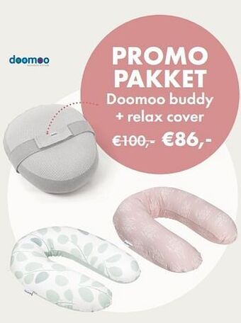 Multi bazar Doomoo buddy + relax cover aanbieding