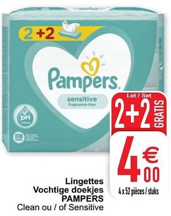 Cora Lingettes vochtige doekjes pampers aanbieding