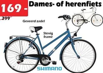 iTEK Dames. of herenfiets aanbieding