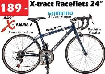 iTEK X-tract racefiets 24 aanbieding