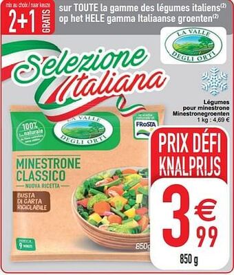 Cora Légumes pour minestrone minestronegroenten aanbieding