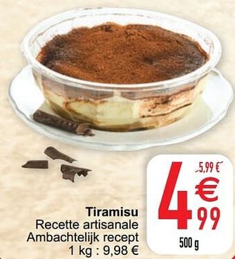 Cora Tiramisu aanbieding
