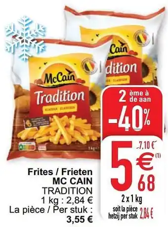 Cora Frites - frieten mc cain tradition aanbieding