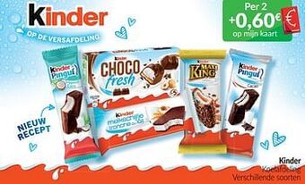 Intermarché Kinder koelafdeling aanbieding