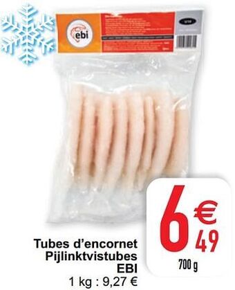 Cora Tubes d’encornet pijlinktvistubes ebi aanbieding