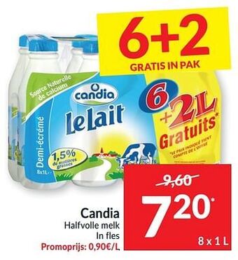 Intermarché Candia halfvolle melk aanbieding