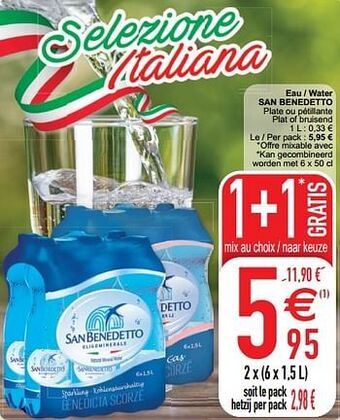 Cora Eau - water san benedetto aanbieding