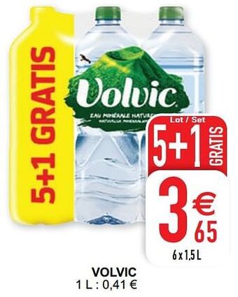 Cora Volvic aanbieding