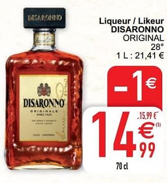Cora Liqueur - likeur disaronno original aanbieding