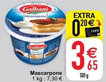 Cora Mascarpone aanbieding