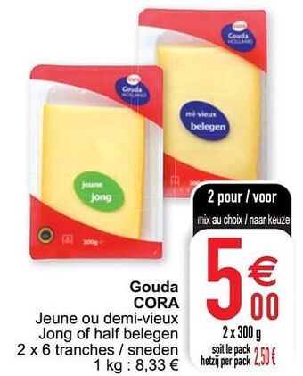 Cora Gouda cora aanbieding