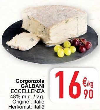 Cora Gorgonzola galbani eccellenza aanbieding