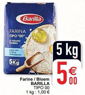 Cora Farine - bloem barilla tipo 00 aanbieding