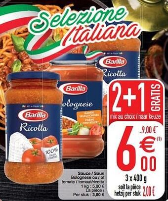 Cora Sauce - saus aanbieding