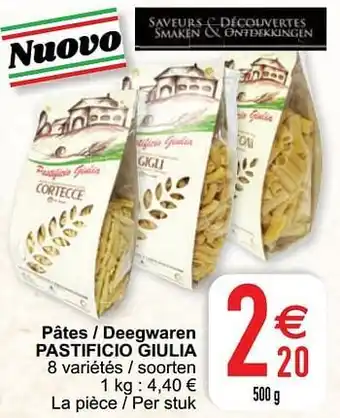 Cora Pâtes - deegwaren pastificio giulia aanbieding
