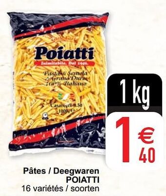 Cora Pâtes - deegwaren poiatti aanbieding