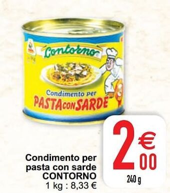 Cora Condimento per pasta con sarde contorno aanbieding