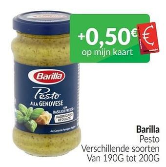 Intermarché Barilla pesto aanbieding