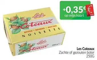 Intermarché Les coteaux zachte of gezouten boter aanbieding