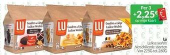 Intermarché Lu luikse wafels aanbieding