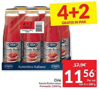 Intermarché Cirio passata rustica natuur aanbieding