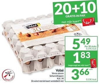 Intermarché Volaé verse eieren scharrelkippen aanbieding